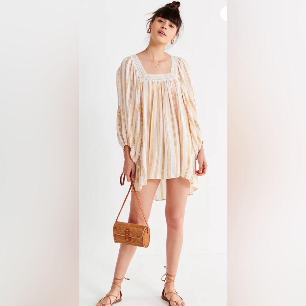 Urban Outfitters May Crochet Swing Mini Dress